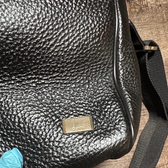 Dunhill pebbled Black Leather Men's Duffle Bag - Picture 2 of 16